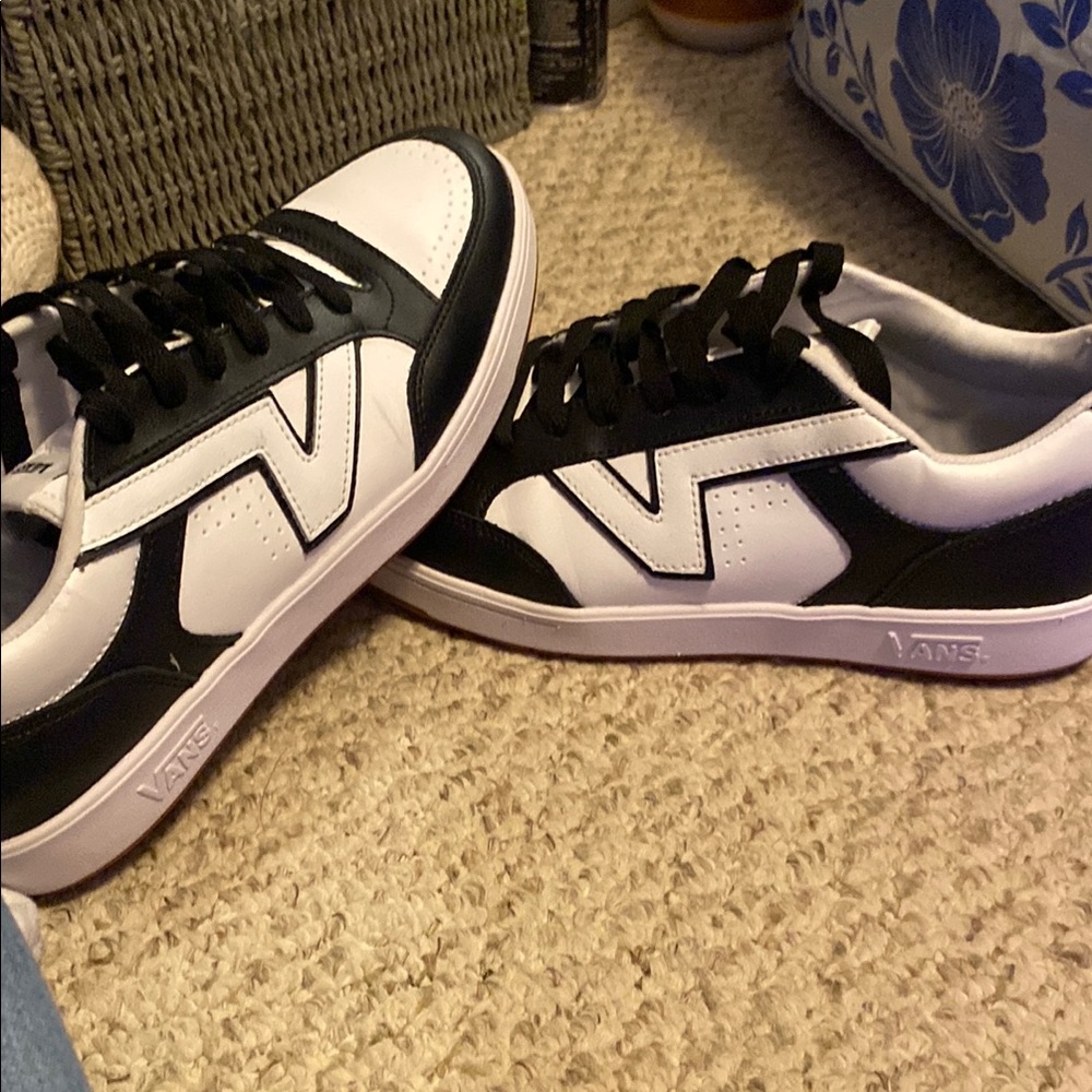 Vans Black and White Classic Sneakers